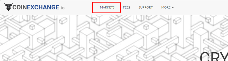 CoinExchange(コインエクスチェンジ)仮想通貨の購入画面に移動
